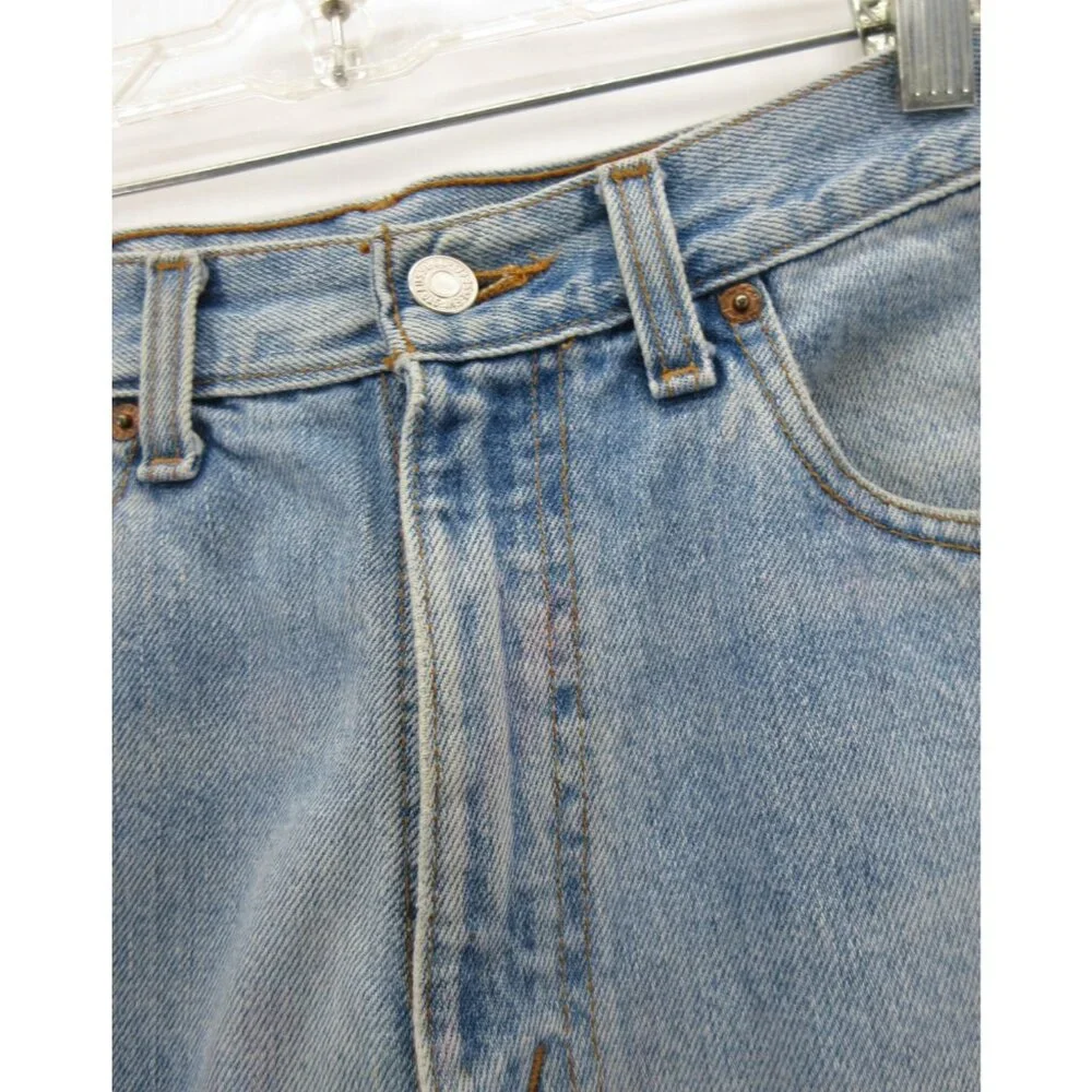 VINTAGE Levis 550 Jeans 33X32 Relaxed Fit Tapered Red Tab Denim 90s *